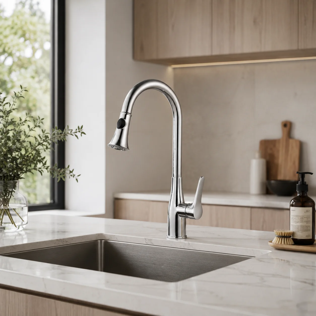 Lunaris™ Pull-Down Kitchen Faucet